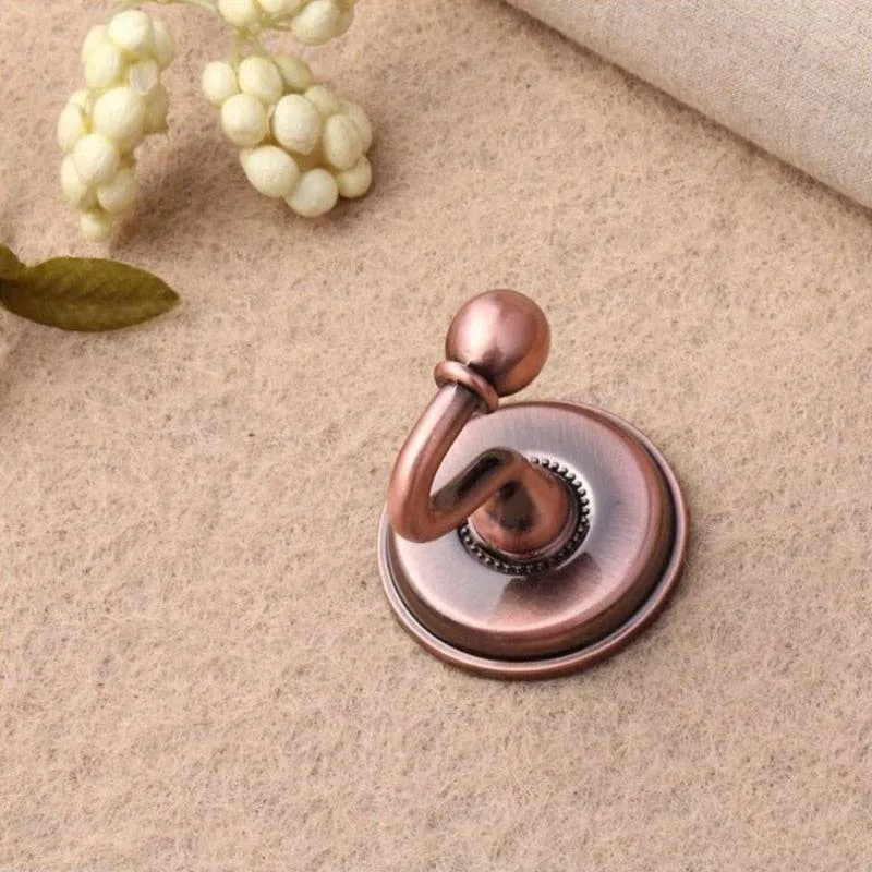 1 Pair European Iron Curtain Hooks Curtain Tieback Wall Hook Holdback for Bedroom Dormitory Curtain Decoration