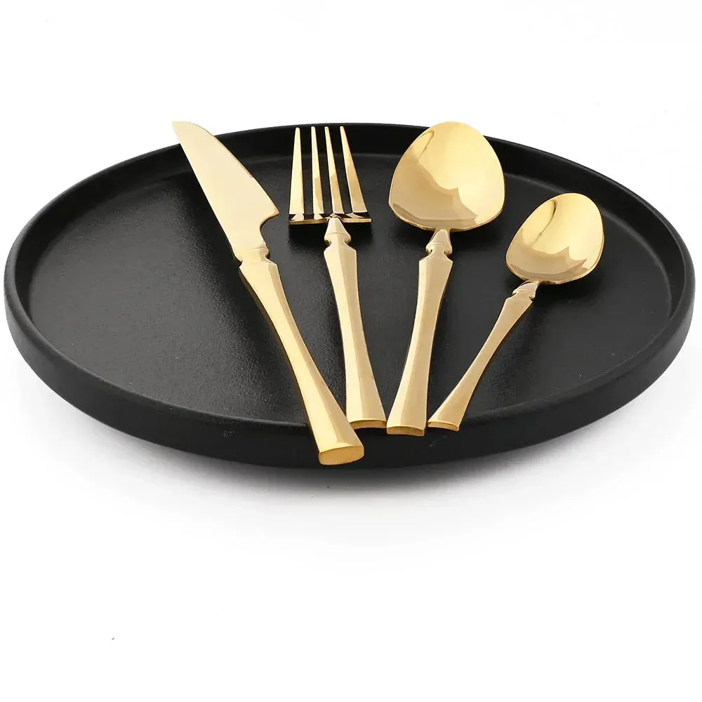 24 Piece Stainless Steel Cutlery Set For Kitchen Dining