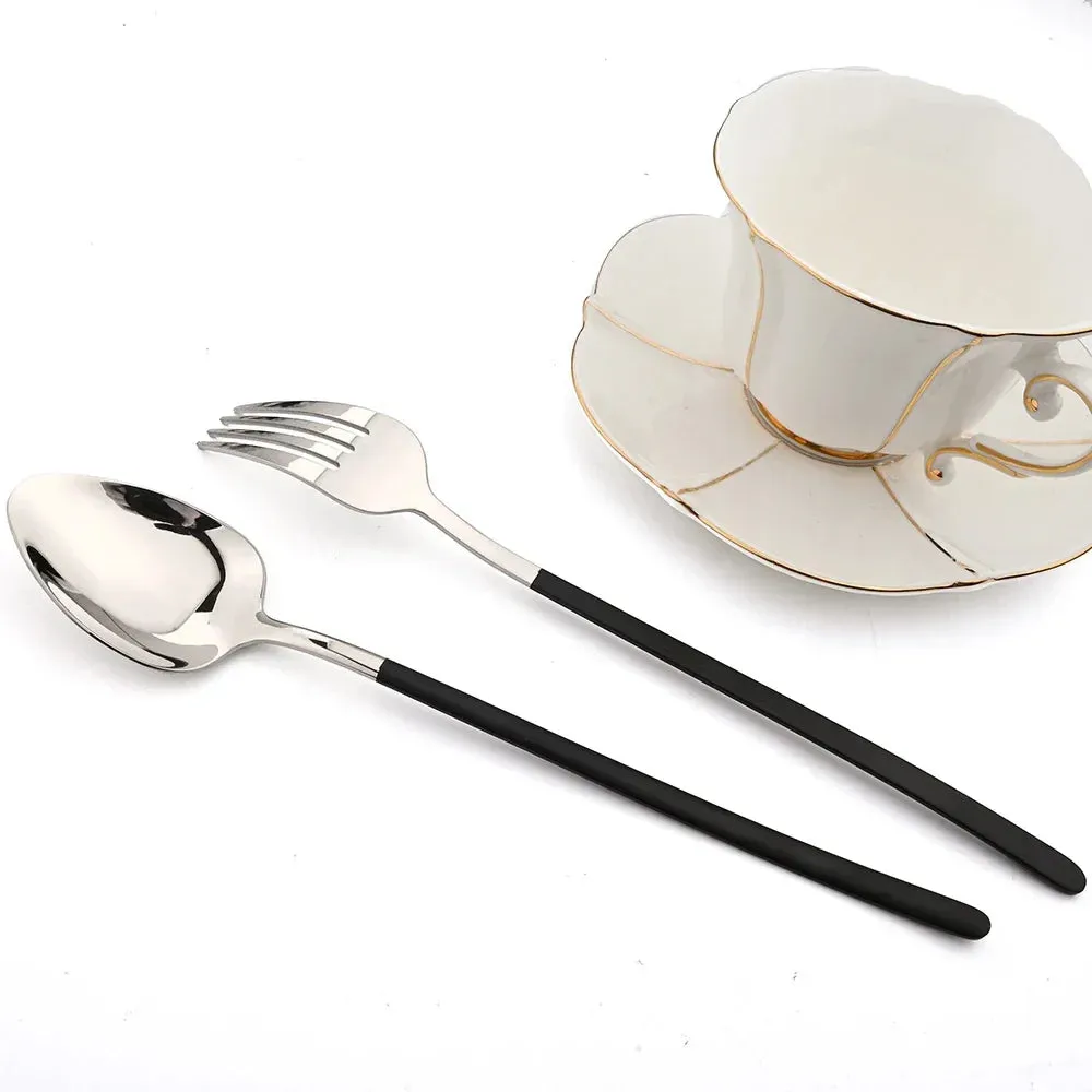 24 Piece Stainless Steel Cutlery Set For Western Dining