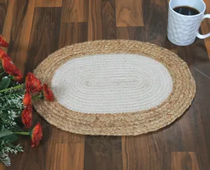 Adelina Round Oval Jute Placemats Wholesale - Stylish Design