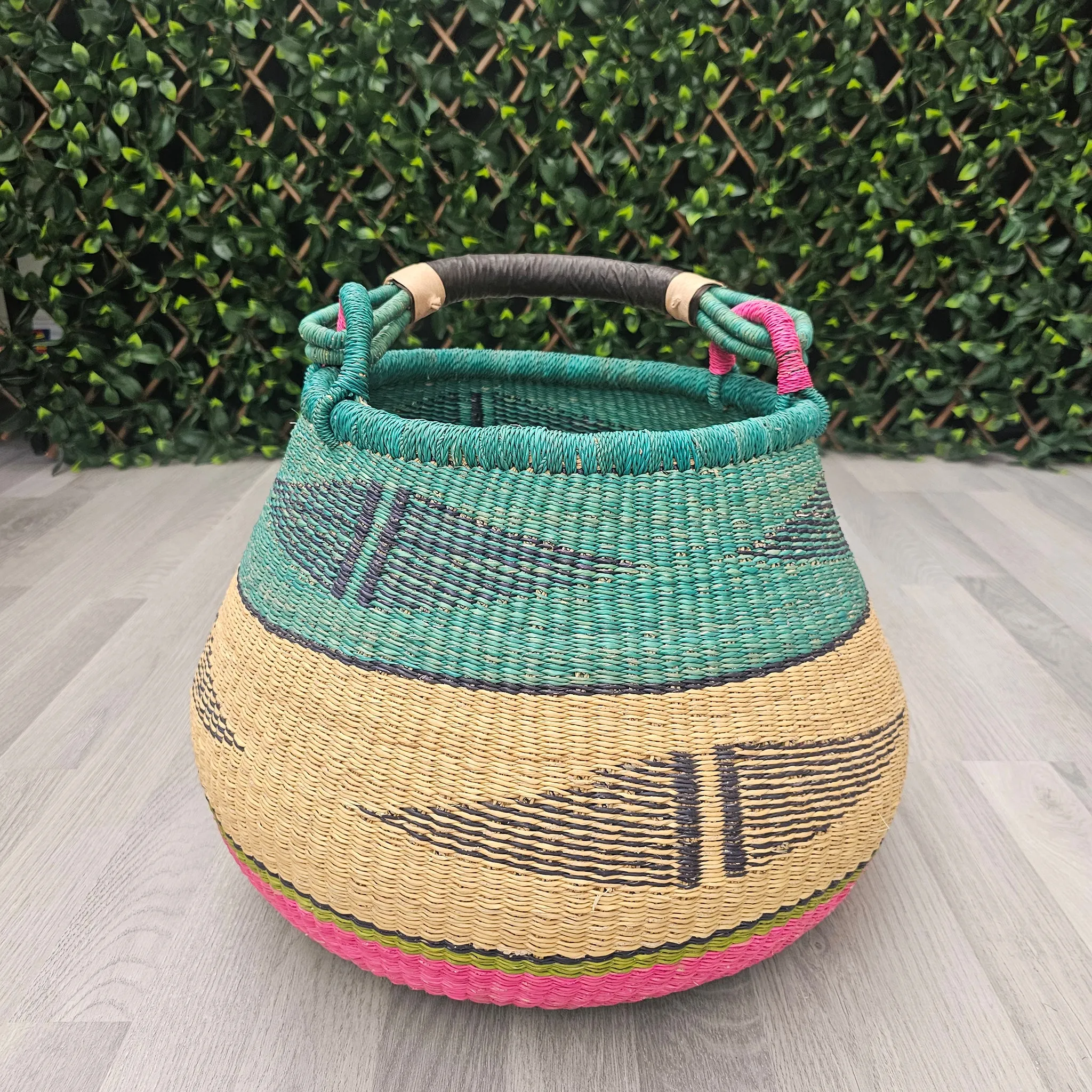 Bolga Pot Basket - Bolga Planter Basket - XL - Balara