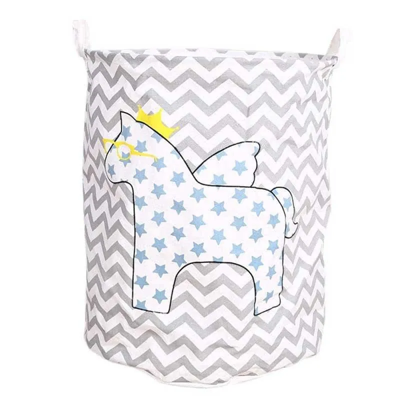 Foldable Canvas Laundry Basket