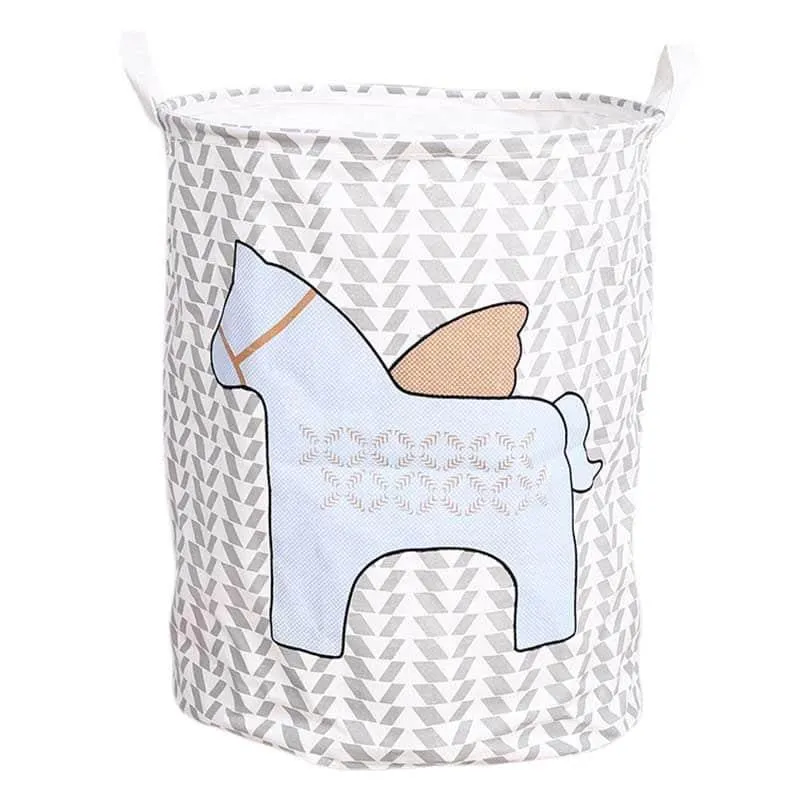 Foldable Canvas Laundry Basket
