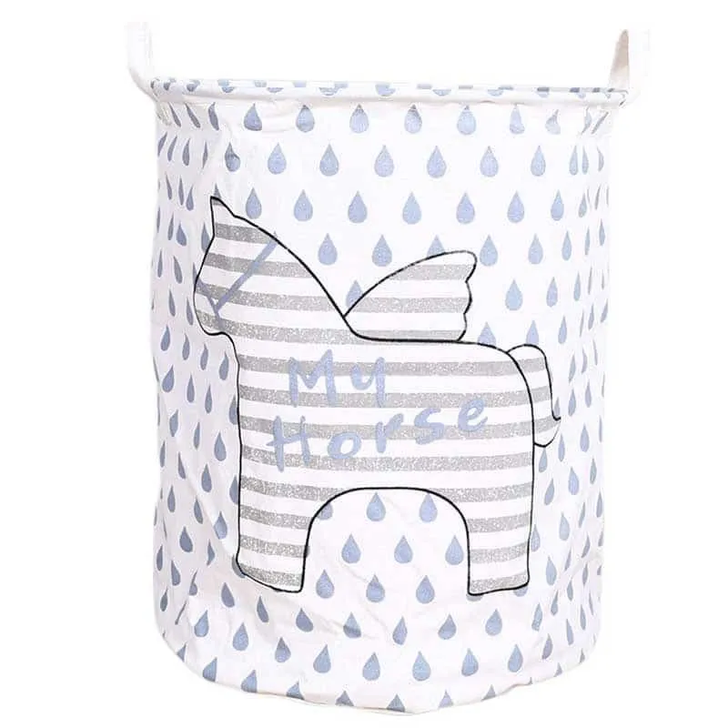 Foldable Canvas Laundry Basket