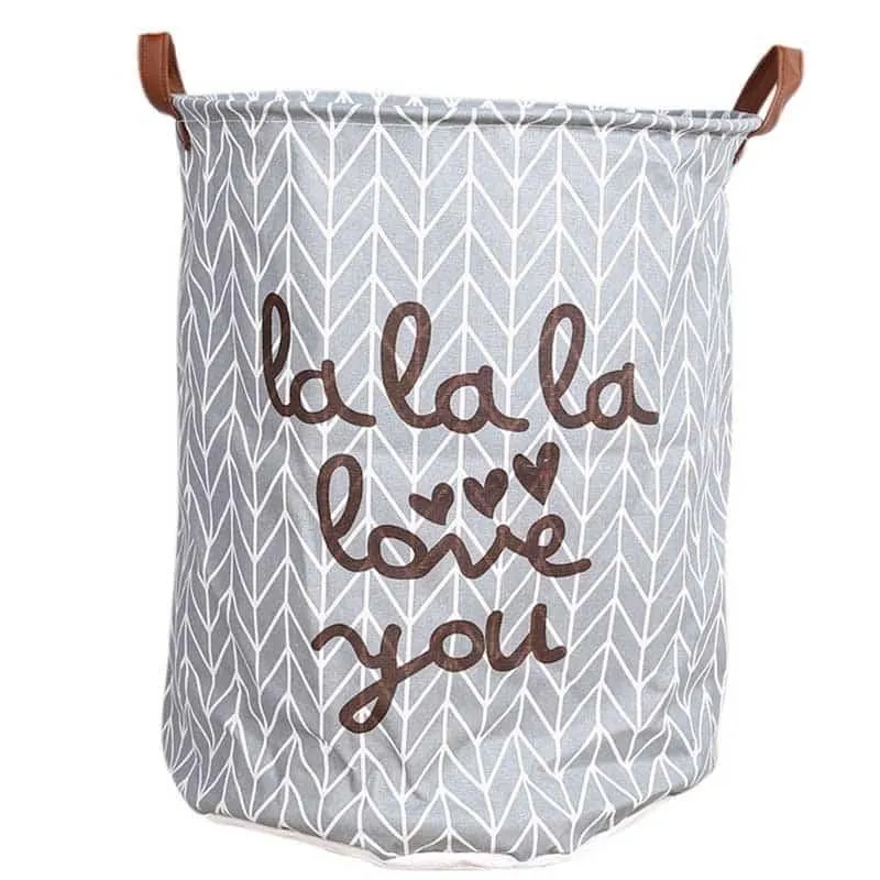 Foldable Canvas Laundry Basket