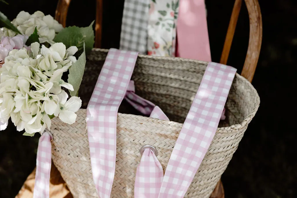 Goodman Market Basket | Rose Quartz Check