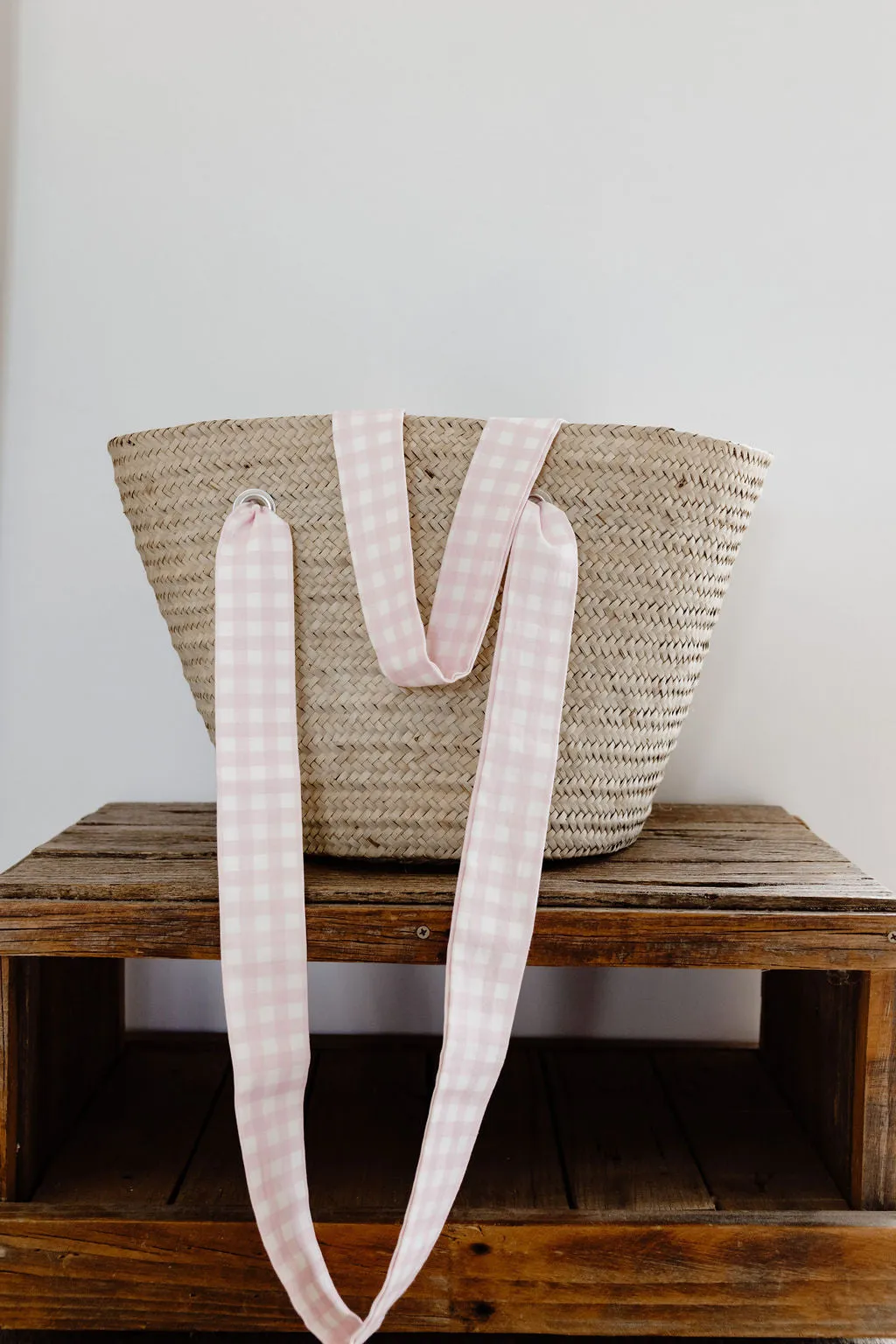 Goodman Market Basket | Rose Quartz Check