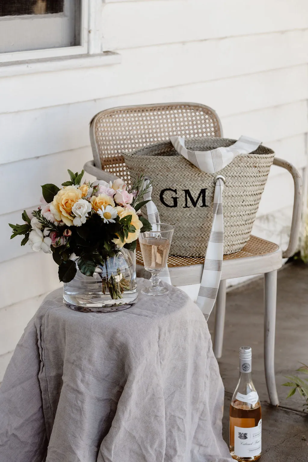 Goodman Market Basket | Rose Quartz Check