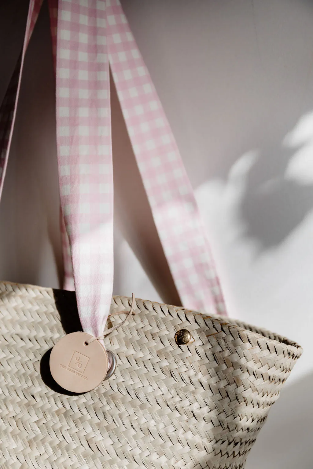 Goodman Market Basket | Rose Quartz Check
