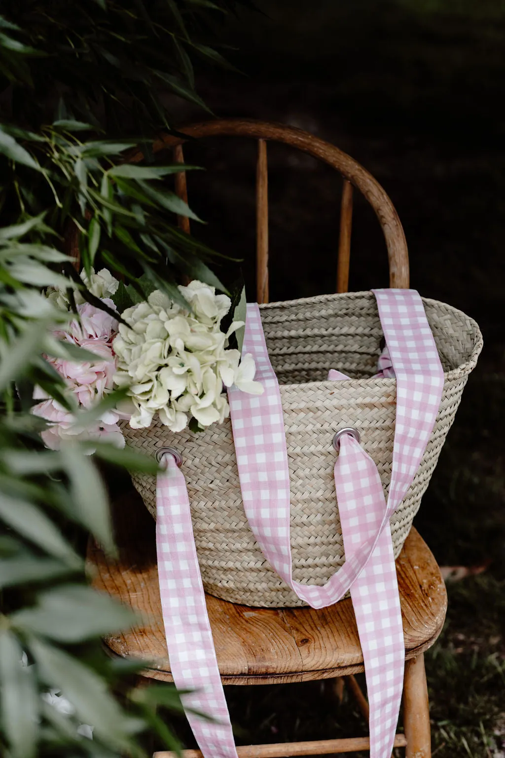 Goodman Market Basket | Rose Quartz Check