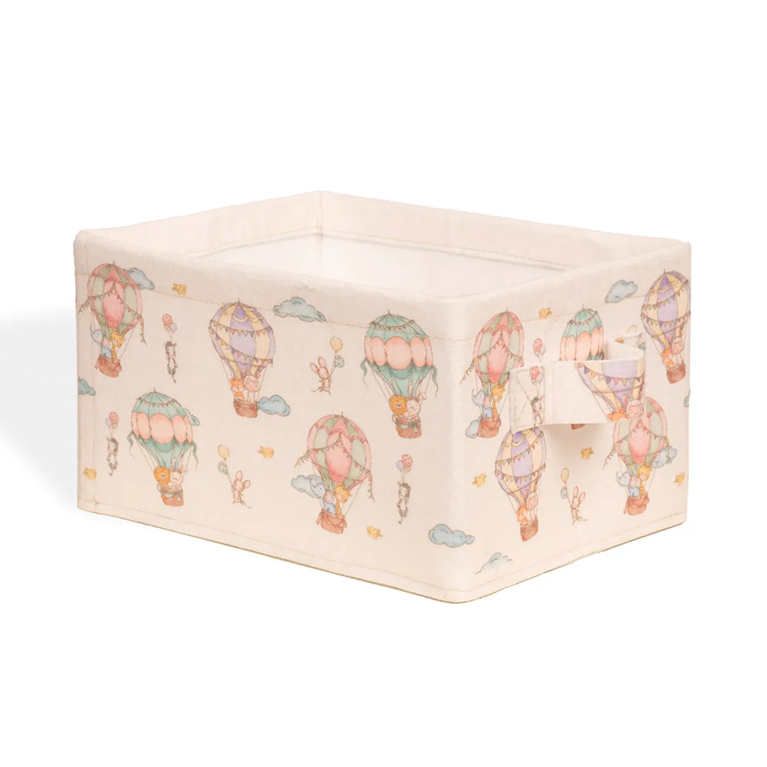 House of Maroha Hot Air Balloon Extra-Small Felt Storage Basket