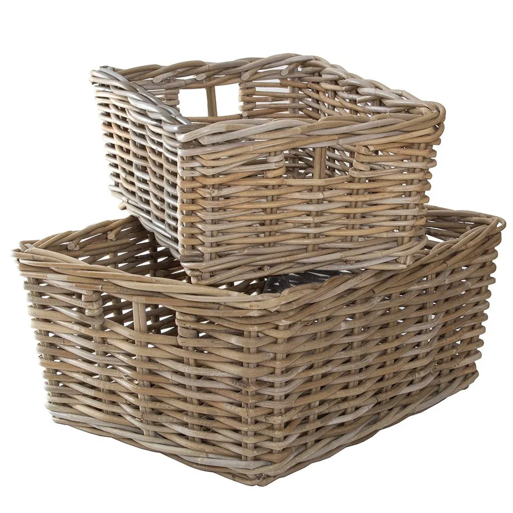 Kubu Oblong Basket - Set of 2