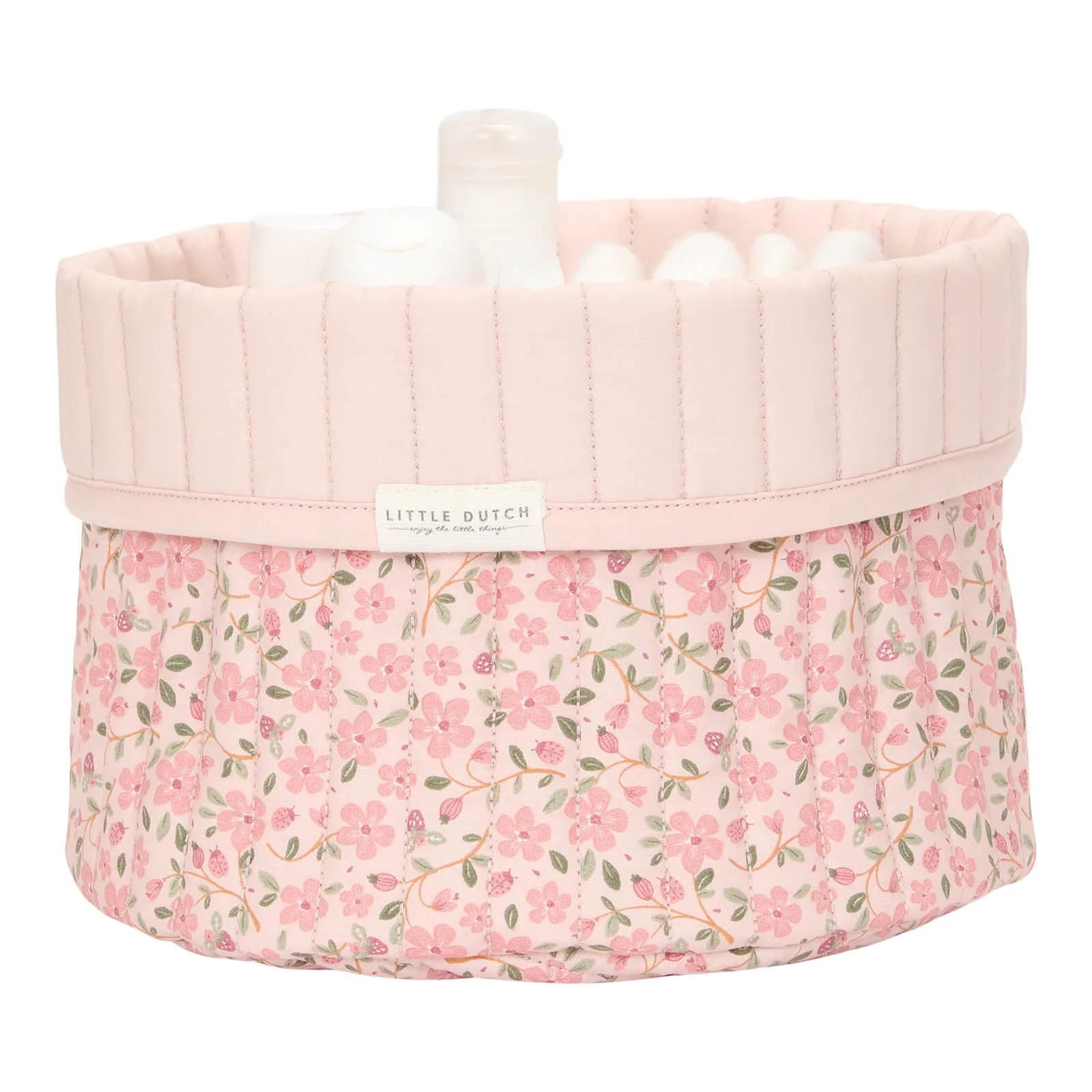 Little Dutch Reversible Quilted Storage Basket