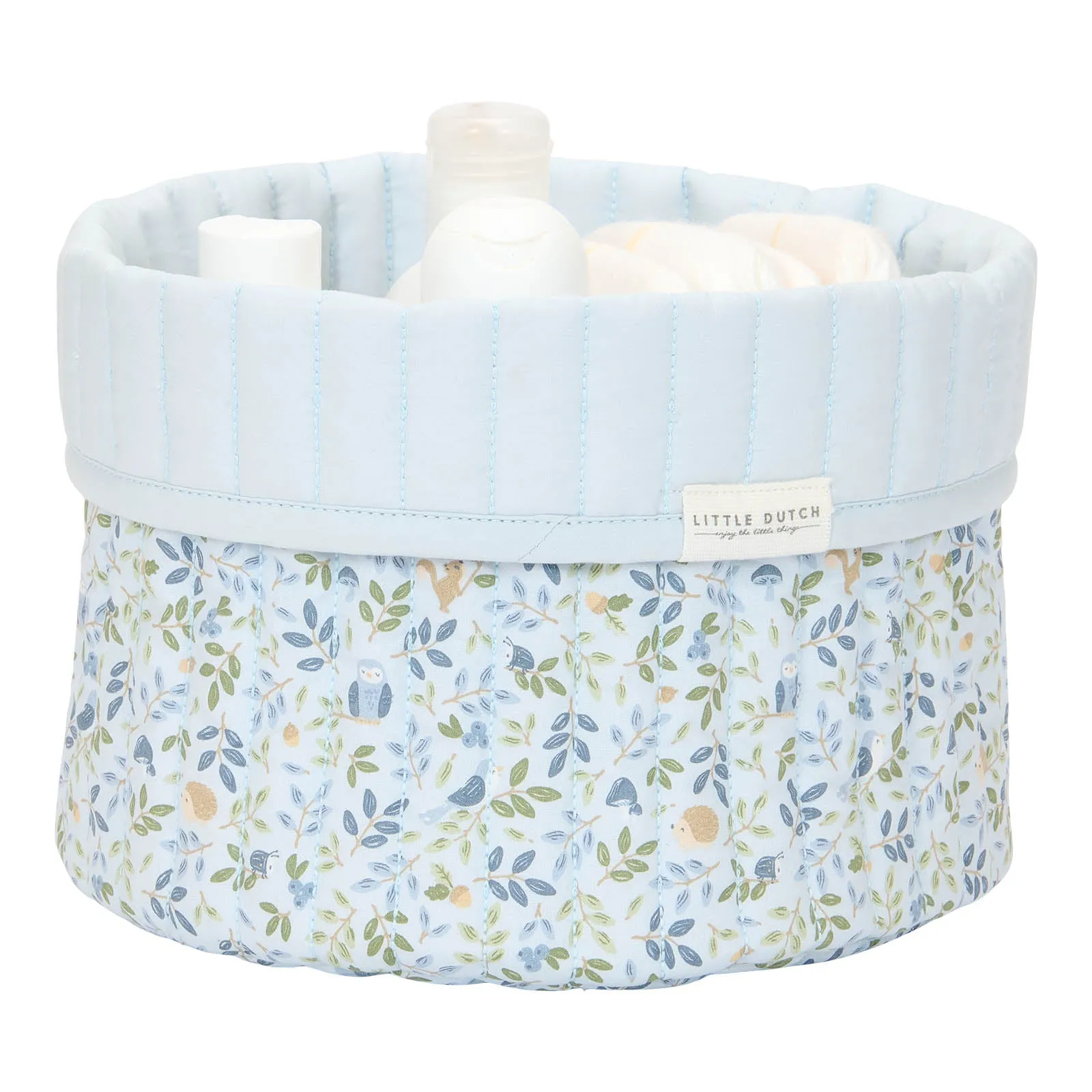 Little Dutch Reversible Quilted Storage Basket