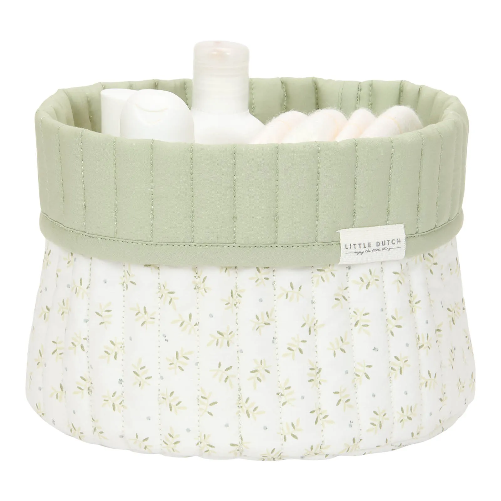Little Dutch Reversible Quilted Storage Basket