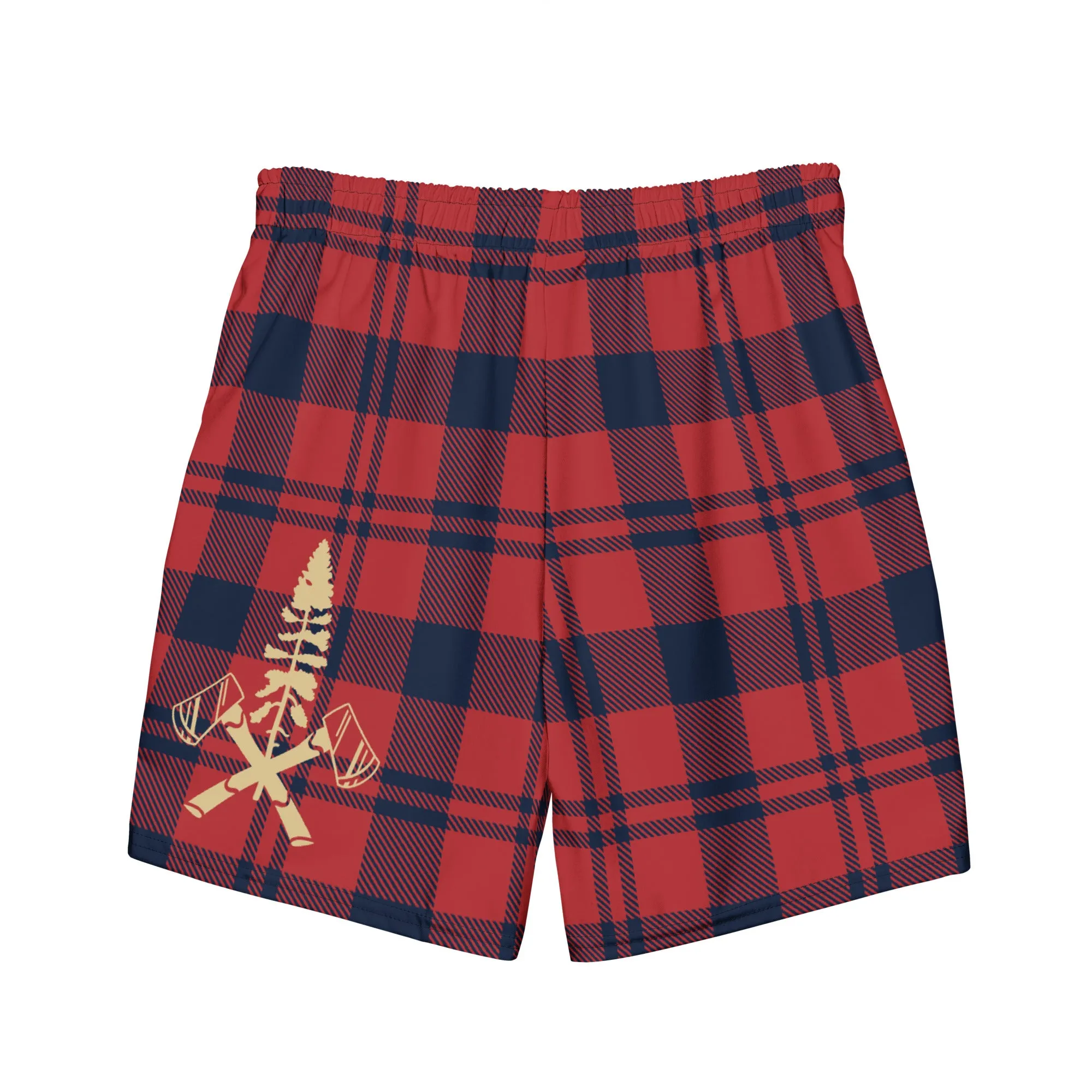 Lumberjack flannel Men's swim trunks