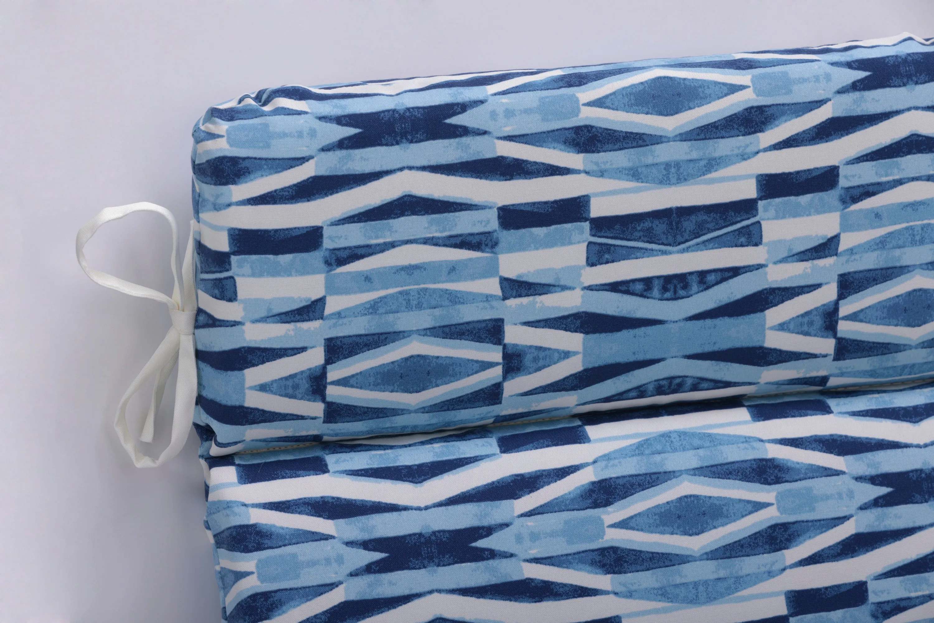 Nevis Waves Sailor Rounded Corners Chair Cushion
