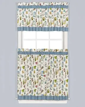 Pantry Aplenty Tier & Valance 3-Piece Set
