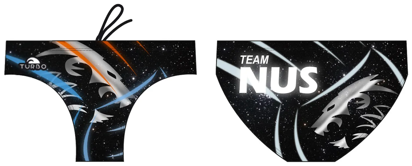 Past Custom Designed - NUS 2017 Boys/Men WP Trunks without Name (Pre-Order)