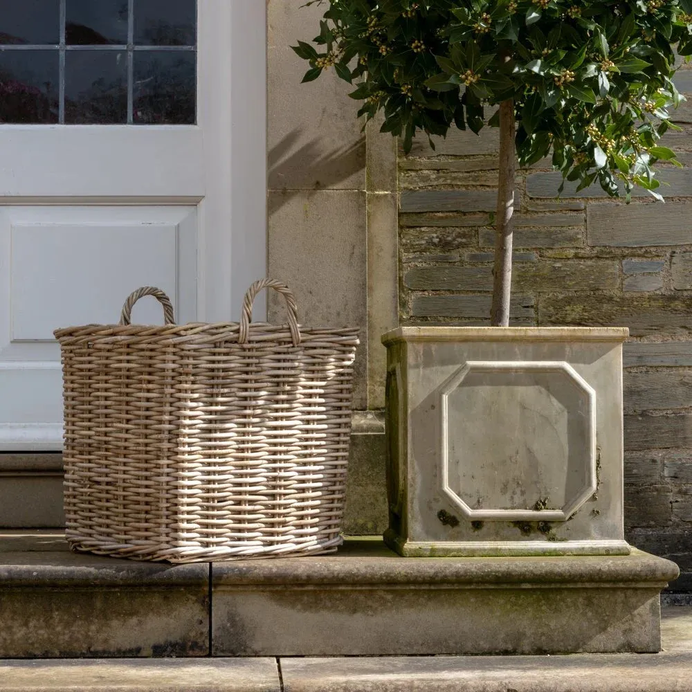 Square Kubu Log Basket