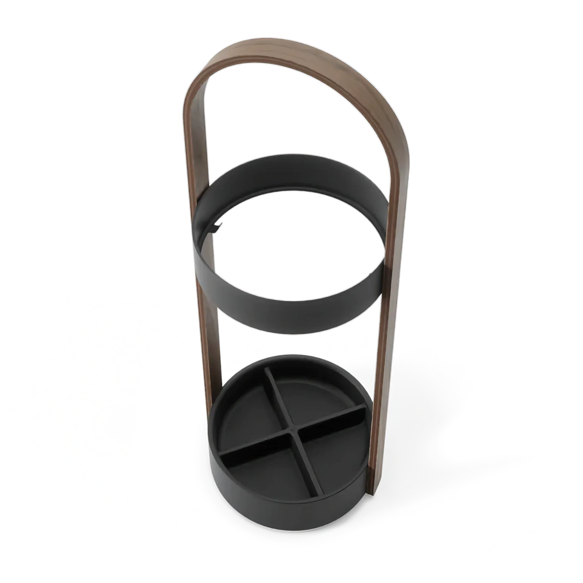 Umbra Bellwood umbrella stand, walnut